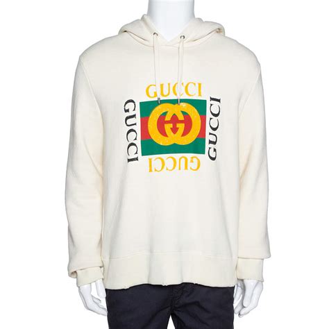 gucci hoodie cream|Gucci hoodie shop.